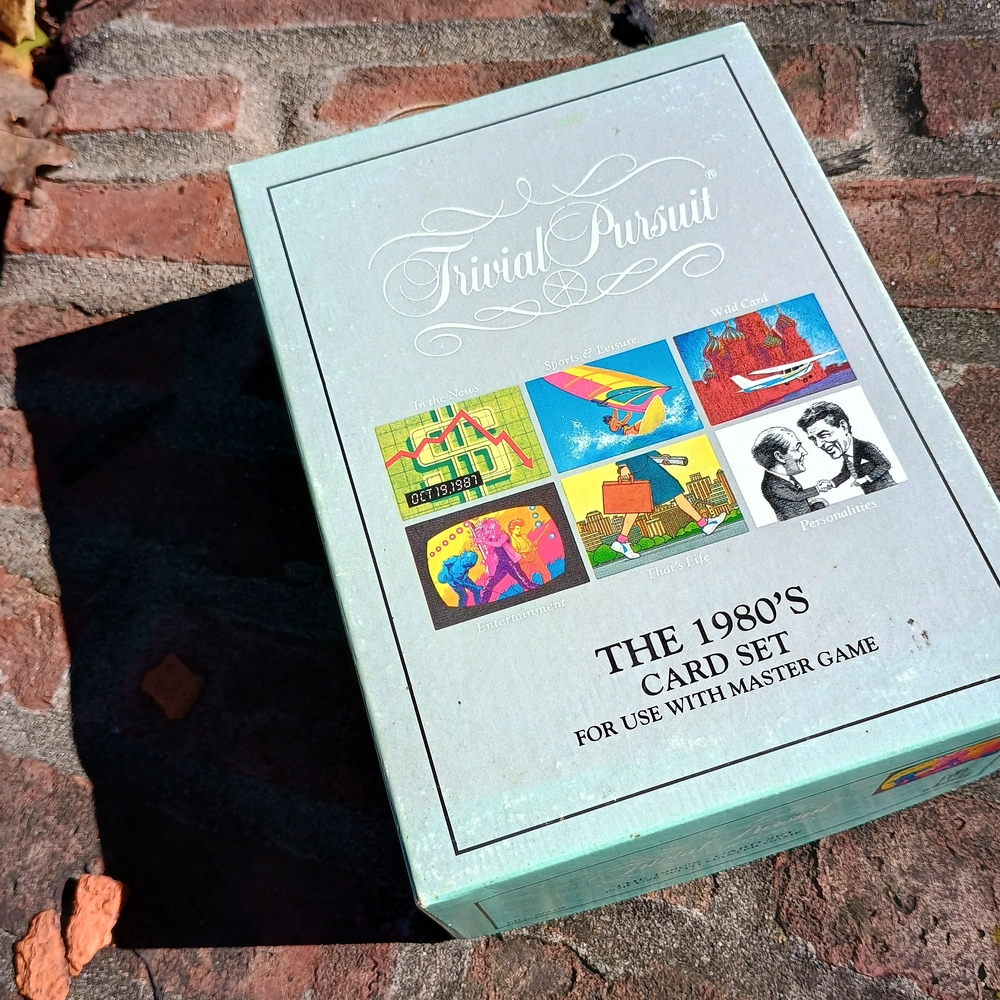 Vintage, Trivial Pursuit, The 1980s Card Set, vintage board game